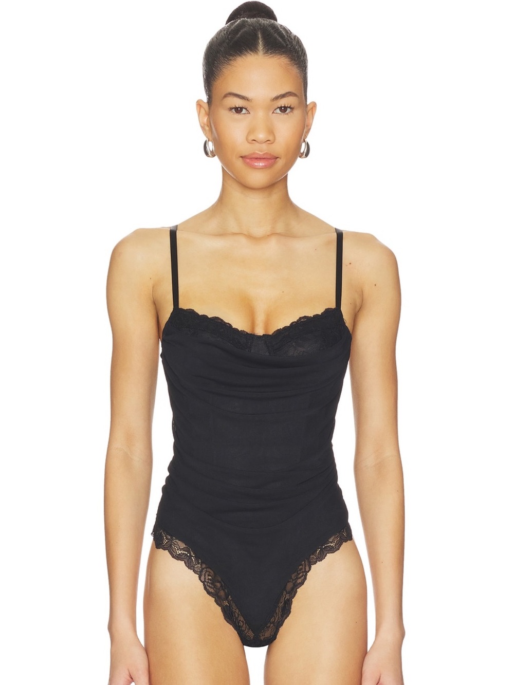 Free People Hard Launch Corset Bodysuit